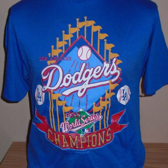 1988 Los Angeles Dodgers World series shirt unisex tee - Picture 1 of 2